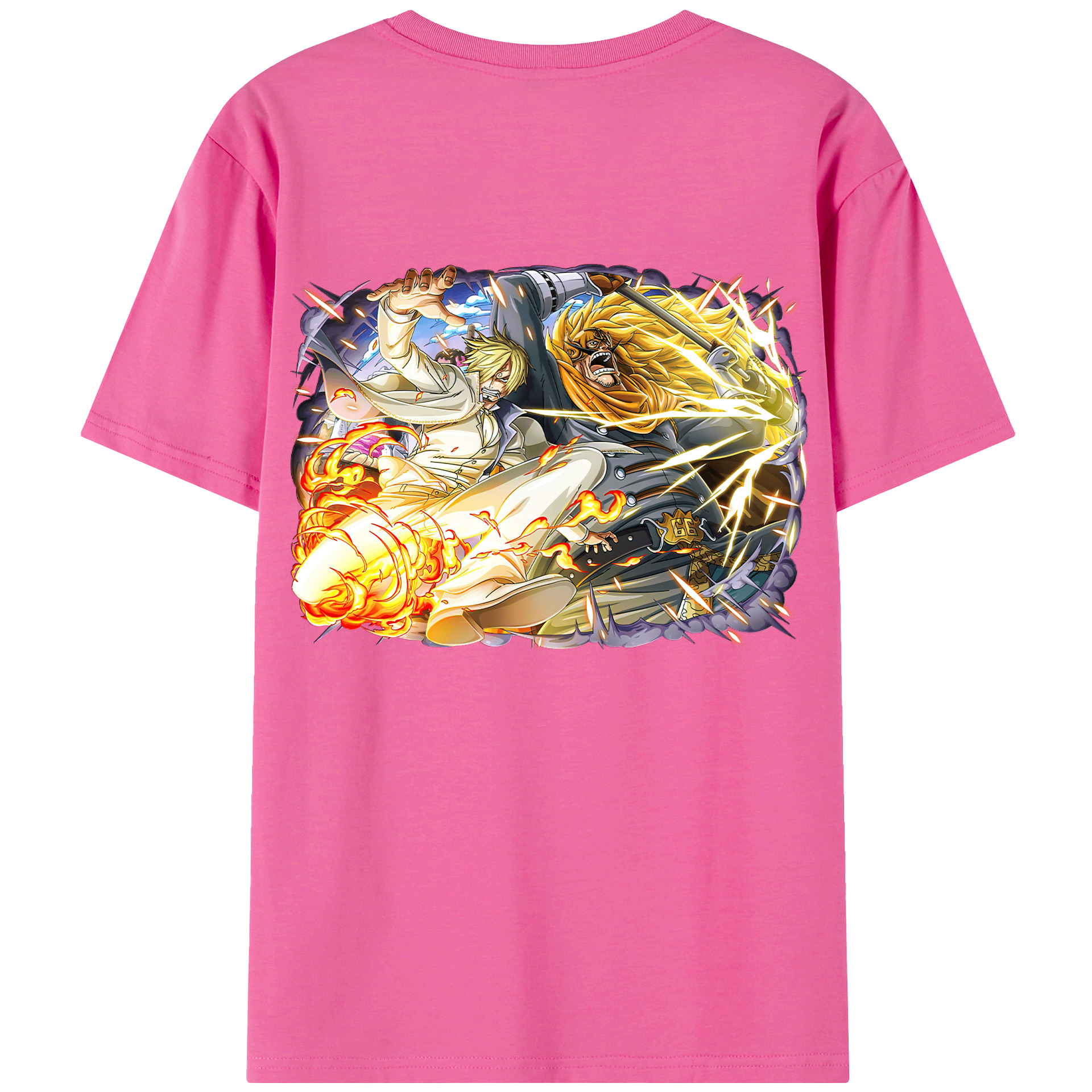 （画像用） ワンピース サンジ ONE PIECE Sanji レディース半袖Tシャツ(バックプリント)